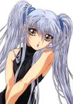  gotou_keiji hoshino_ruri kidou_senkan_nadesico long_hair official_art silver_hair solo twintails 