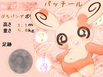  @_@ bear bellybutton big_ears chiyumilk english_text feral footprint japanese_text looking_at_viewer mammal musical_note navel nintendo open_mouth panda pok&#233;mon pok&eacute;mon smile solo spinda squishy text translation_request video_games 