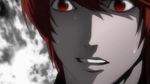  death death_note highres note red_eyes red_hair sweat yagami_light 