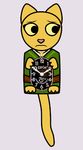  amulet animated cat clock feline female katia_managan khajiit mammal plain_background prequel sad silence_(artist) solo the_elder_scrolls video_games white_background 