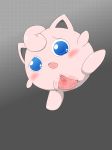  2015 blush clitoris dildo drooling female gaping gaping_pussy grey_background hi_res japanese_text jigglypuff nintendo open_mouth pok&eacute;mon pok&eacute;mon_(species) pussy saliva sex_toy simple_background solo tatwuyan text translation_request vaginal video_games waddling_head 