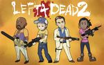  3boys assault_rifle baseball_cap chainsaw chibi coach coach_(left4dead) earrings ellis_(left4dead) facial_hair goatee grenade_launcher gun hat holster jacky_(288210) jacky_(artist) jewelry left_4_dead left_4_dead_2 m79 multiple_boys nick_(left4dead) rifle rochelle_(left4dead) scope shotgun spas-12 thigh_holster underbarrel_grenade_launcher weapon 