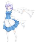  absurdres bad_id bad_pixiv_id blue_eyes blue_hair boots cover-d full_body hat highres letty_whiterock short_hair solo standing touhou transparent_background 