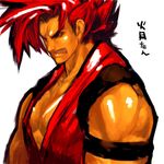  kazama_kazuki male male_focus muscle red_hair redhead samurai_shodown samurai_spirits snk 