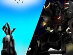  armored_core armored_core:_for_answer cradle_03 damaged from_software malzel mecha opening_(armored_core) sky 