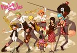  6+boys afro animal antlers bad_id bad_pixiv_id band bass_guitar black_hair blonde_hair blue_hair bow bowtie brook bugle chako_nejio cigarette dress earrings engrish error everyone flower franky green_hair guitar hair_flower hair_ornament hat high_heels highres instrument jewelry maracas microphone microphone_stand monkey_d_luffy multiple_boys multiple_girls nami_(one_piece) necktie nico_robin one_piece pink_hat ranguage red_hair reindeer roronoa_zoro sanji saxophone scar shoes shorts skeleton smoking straw_hat sunglasses suspenders thighhighs tony_tony_chopper top_hat trombone trumpet usopp violin 