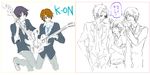  akiyama_mio genderswap guitar hirasawa_yui instrument k-on! kotobuki_tsumugi multiple_boys nakano_azusa tainaka_ritsu 