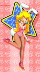  bunny dubiouscharms girl nintendo omorashi pantyhose peeing photoshop princess_peach super_mario super_mario_bros. wetting 