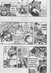  build_tiger_(character) buttertoast comic feline gamma-g gay greyscale inari male mammal manga monochrome muscles tanuki tiger 