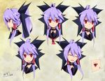  auer closed_eyes expressions hair_ribbon hair_tubes highres lavender_hair long_hair meimu open_mouth red_eyes ribbon solo touhou 