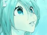  blue blue_eyes close-up face hatsune_miku highres kazeto lips solo underwater vocaloid 