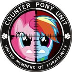  counter crosshair equine friendship friendship_is_magic hasbro hate horse is kill little magic my_little_pony pegasus pinkie_pie_(mlp) pony rainbow rainbow_dash_(mlp) 