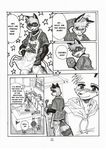  aiden canine closet_coon colin colin_young comic dreke english_text fox greyscale male mammal monochrome raccoon tail text 