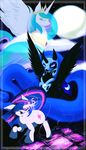  alicorn equine female feral friendship_is_magic hasbro horn mammal my_little_pony nightmare_moon_(mlp) pegacorn princess princess_celestia_(mlp) royalty theindustrialdragon twilight_sparkle_(mlp) unicorn winged_unicorn wings 