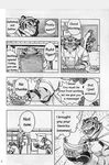  build_tiger build_tiger_(character) buttertoast comic feline gamma-g gay greyscale male mammal manga monochrome muscles tiger translated 