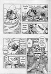  avian bird build_tiger build_tiger_(character) comic crow dragon feline gamma-g gay greyscale male mammal manga masturbation monochrome muscles penis pita tiger translated woo_long 