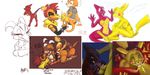  avoid_posting charmeleon female houndoom hybrid male mel_the_hybrid pikachu pok&eacute;mon scrafty shawntae_howard straight 