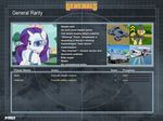  aircraft airplane awacs braeburn_(mlp) command_and_conquer command_and_conquer_generals crossover english_text equine female feral friendship_is_magic gun hasbro horn horse mammal military my_little_pony pony ranged_weapon rarity_(mlp) rifle scouter sniper tank text truck unicorn weapon 
