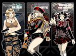  america_(hetalia) armband axis_powers_hetalia beret black_hair blonde_hair breasts camouflage camouflage_pants command_and_conquer cosplay crop_top dragunov_svd dual_wielding genderswap gun handgun hat holding holster japan_(hetalia) large_breasts long_hair midriff multiple_girls natasha_volkova natasha_volkova_(cosplay) pants pistol rifle russia_(hetalia) school_uniform serafuku shirt short_hair sig_sauer sig_sauer_p226 sniper_rifle tank_top taut_clothes taut_shirt thigh_holster uniform weapon yuriko_omega yuriko_omega_(cosplay) 