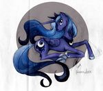  alicorn armor blue_body blue_eyes blue_hair crown cutie_mark dark_blue_hair equine female feral friendship_is_magic hair hi_res horn ladyamaltea light_blue_hair mammal my_little_pony night_hair princess_luna_(mlp) shoes solo sparkly_mane winged_unicorn wings 