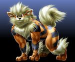  arcanine canine fangs kemono_inukai looking_at_viewer male mammal muscles nintendo pok&#233;mon pok&eacute;mon solo standing tail video_games 