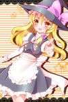  bad_id bad_pixiv_id blonde_hair blush braid hat kirisame_marisa nekosugi_(hoshi) solo touhou witch_hat yellow_eyes 