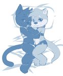  cat cub cute feline gay male mammal monochrome mustelid otter plain_background seth-iova sketch white_background young 