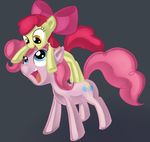 applebloom_(mlp) cocolli cub cute equine eye_contact female feral friendship_is_magic fur hasbro horse looking_at_each_other mammal my_little_pony pink_fur pinkie_pie_(mlp) pony smile young 