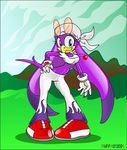 2006 anthro avian bandanna beak bird blue_eyes boots breasts clothed clothing duffy eyewear female glasses gloves looking_at_viewer pants pose sega shirt shoes simple_background solo sonic_(series) sonic_riders sunglasses swallow_(bird) wave_the_swallow 