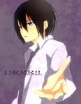  bad_id bad_pixiv_id black_hair durarara!! heiwajima_kasuka male_focus necktie silver_eyes solo tsukimori_usako 