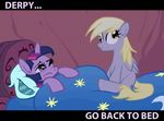  bed derpy_hooves_(mlp) duo equine female feral friendship_is_magic hasbro horn horse josh_lesnick mammal my_little_pony night nighttime pegasus stars tired twilight_sparkle_(mlp) unicorn wings 