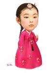  cute figure_skating hanbok kim_yu-na korea korean korean_clothes maedeup 