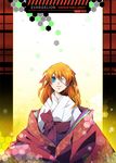  bad_id bad_pixiv_id bandage_over_one_eye bandages blue_eyes evangelion:_2.0_you_can_(not)_advance japanese_clothes kiina kimono neon_genesis_evangelion orange_hair rebuild_of_evangelion shikinami_asuka_langley solo souryuu_asuka_langley 