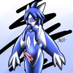  balls blush cum cum_drip cute dripping embarrassed erection girly latios legendary_pok&#233;mon looking_at_viewer male mnxenx001 navel nintendo nude penis pok&#233;mon pok&#233;morph pok&eacute;mon pok&eacute;morph red_eyes solo video_games young 