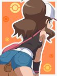  awa balls brown_hair clothed_sex gif looking_back low penis pokemon res sex straddle touko_(pokemon) uncensored vaginal white white_(pokemon) 