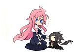  artina black_hair chibi disgaea disgaea_4 makai_senki_disgaea_4 pink_hair valbatose valvatorez_(disgaea) volcano_(disgaea) vulcanus_(disgaea_4) 