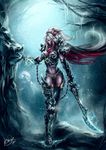  chain clothed clothing death_knight elf female hair illegible_signature night_elf skimpy solo sword unconvincing_armor unconvincing_armour undead unknown_artist video_games warcraft weapon white_hair world_of_warcraft 