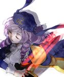  bad_id bad_pixiv_id closed_eyes dlanor_a_knox drill_hair purple_hair sasaki149 solo sword umineko_no_naku_koro_ni weapon 