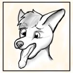  anthro canid canine canis invalid_tag male mammal omnirok penis penis_tongue solo wolf 