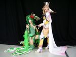  cosplay female final_fantasy final_fantasy_iv green_hair photo rosa_farrell rydia summoner white_mage 
