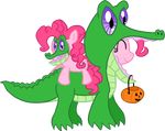  clever costume cute equine female feral friendship_is_magic fur gummy_(mlp) halloween hasbro holidays horse mammal my_little_pony pet pink_fur pinkie_pie_(mlp) pony reptile scalie unknown_artist 