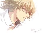  barnaby_brooks_jr blonde_hair glasses green_eyes jyuru male_focus solo tiger_&amp;_bunny 