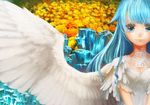  bad_id bad_pixiv_id blue_eyes blue_hair highres original solo wings yuanmaru 