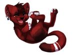  animated chibi cub cute feline feral gif lion male mammal piercing plain_background solo transparent_background vengefulspirits young 