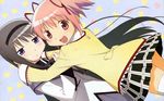  akemi_homura kaname_madoka mahou_shoujo_madoka_magica seifuku takahashi_mika 