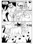  canine collar comic comics donkey donkey_transformation equine female feral fox herm intersex male mammal pain penis pig porcine pussy zorro_re 