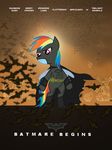  batman batman_(series) bats blue_fur crossover equine female friendship_is_magic fur hasbro horse mammal my_little_pony pegasus pony rainbow_dash_(mlp) sefling solo wings 