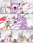 comic dialog dragon dranz elf english_text horn kill male reiger scalie snow text wings 