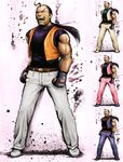  alternate_costume cosplay gloves hibiki_dan kaiwai male_focus muscle parody ponytail robert_garcia robert_garcia_(cosplay) ryuuko_no_ken street_fighter street_fighter_iv_(series) the_king_of_fighters 