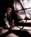  bad_id bad_pixiv_id highres koakuma mifuru moon night reflection solo touhou window 